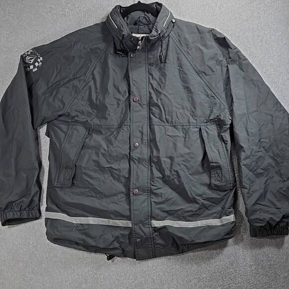VOLCOM VINTAGE Winter Coats snow jacket Made in USA Large Ski Snowboard reflecto - Picture 1 of 13